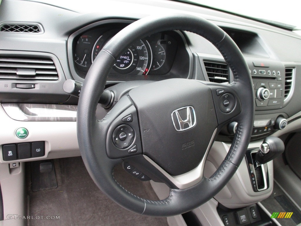 2014 CR-V EX-L AWD - Polished Metal Metallic / Gray photo #14