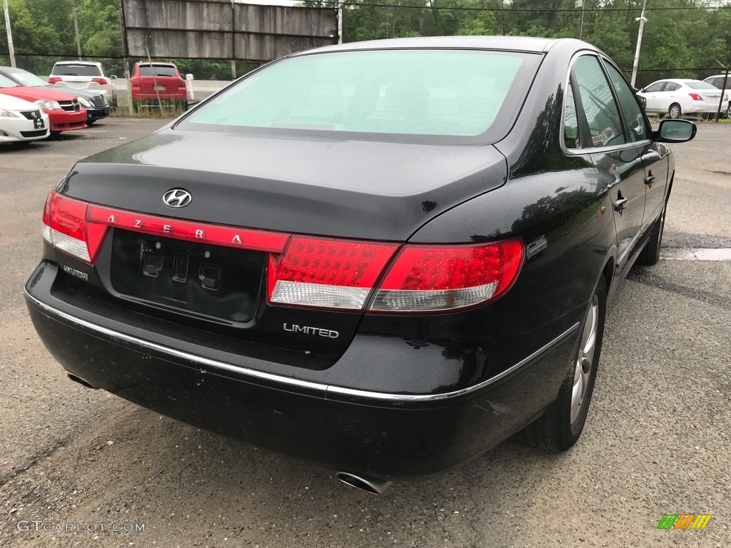 2006 Azera Limited - Ebony Black / Black photo #6