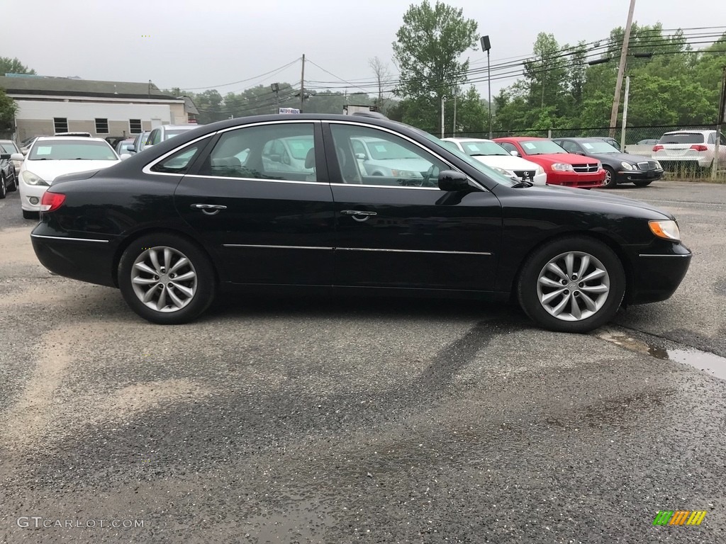 2006 Azera Limited - Ebony Black / Black photo #8