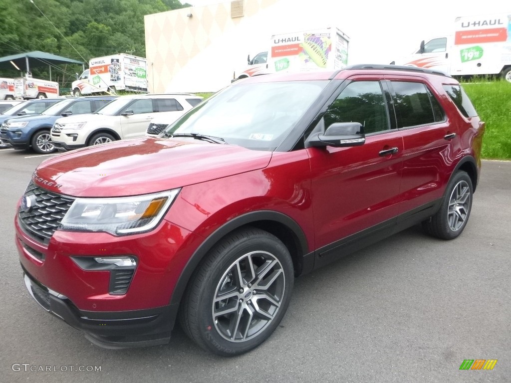 2018 Explorer Sport 4WD - Ruby Red / Ebony Black photo #5