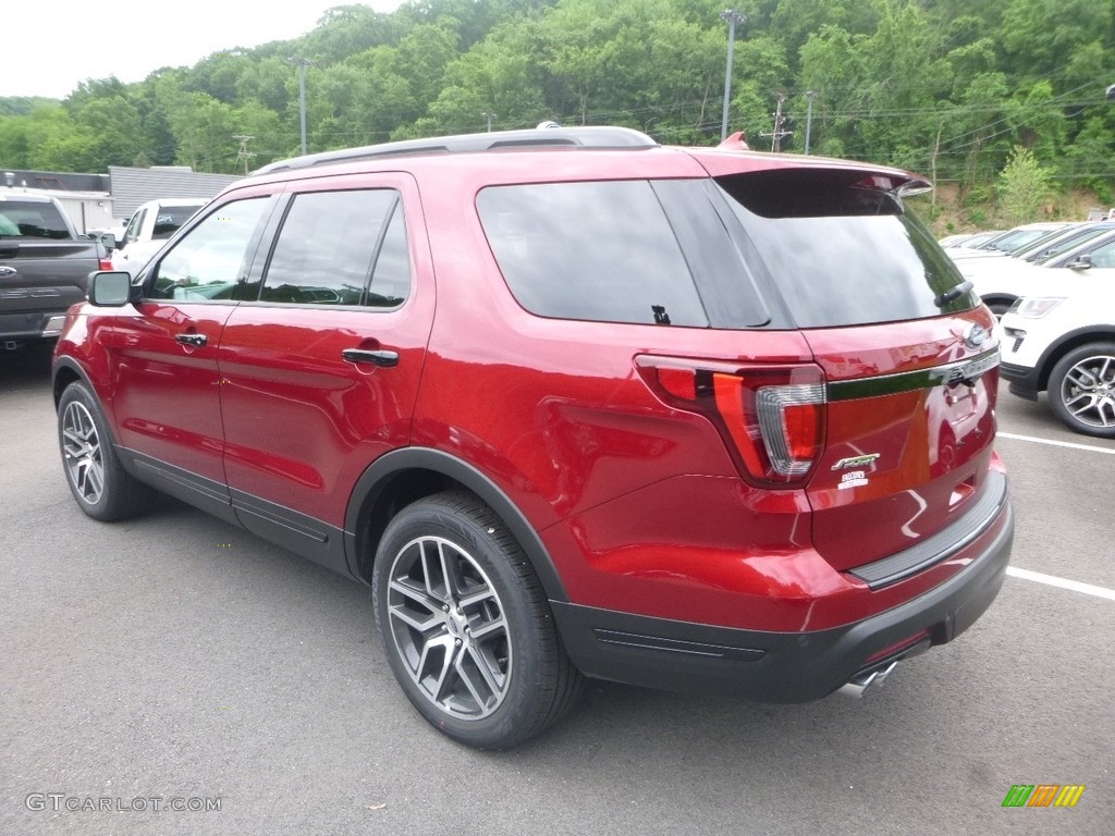 2018 Explorer Sport 4WD - Ruby Red / Ebony Black photo #6