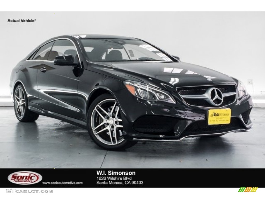 2016 E 550 Coupe - Black / Black photo #1