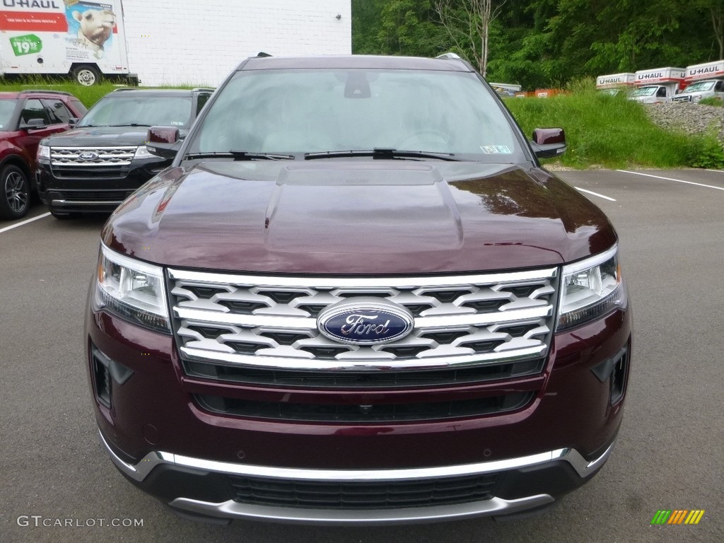 2018 Explorer Limited 4WD - Burgundy Velvet / Medium Stone photo #4