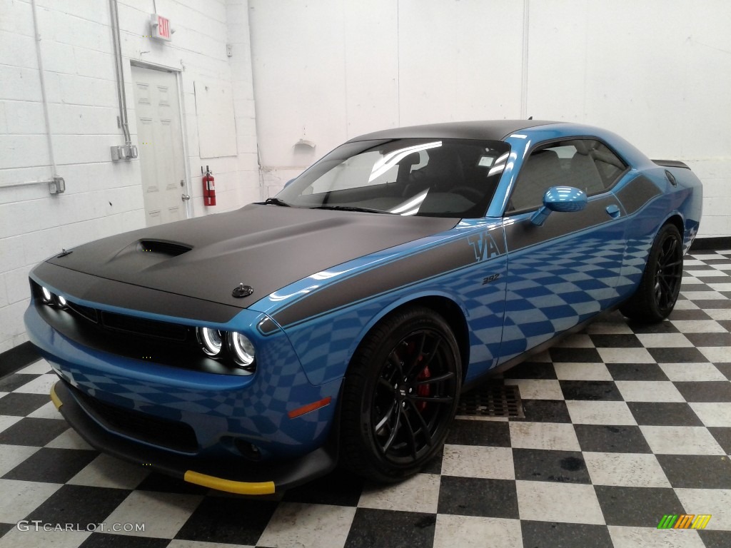 B5 Blue Pearl 2018 Dodge Challenger T/A 392 Exterior Photo #127459085