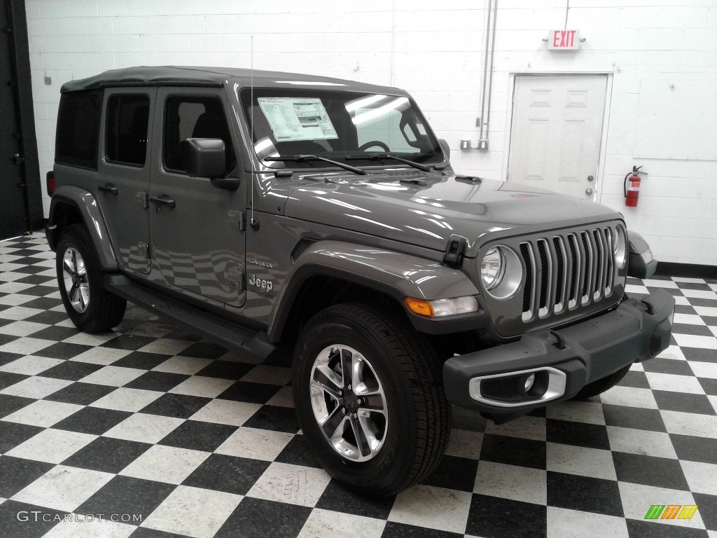 Sting-Gray 2018 Jeep Wrangler Unlimited Sahara 4x4 Exterior Photo #127459607