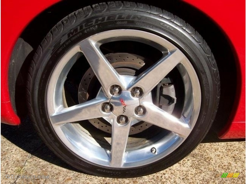 2005 Corvette Convertible - Precision Red / Ebony photo #11