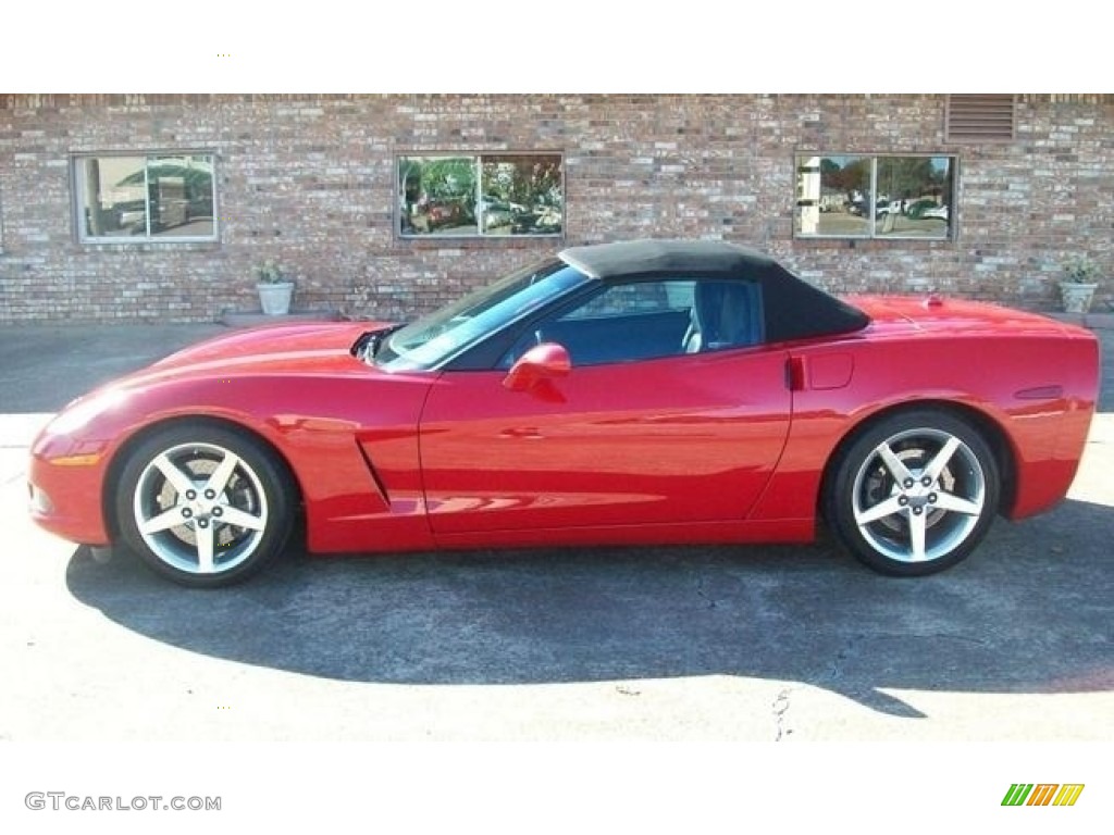 2005 Corvette Convertible - Precision Red / Ebony photo #14
