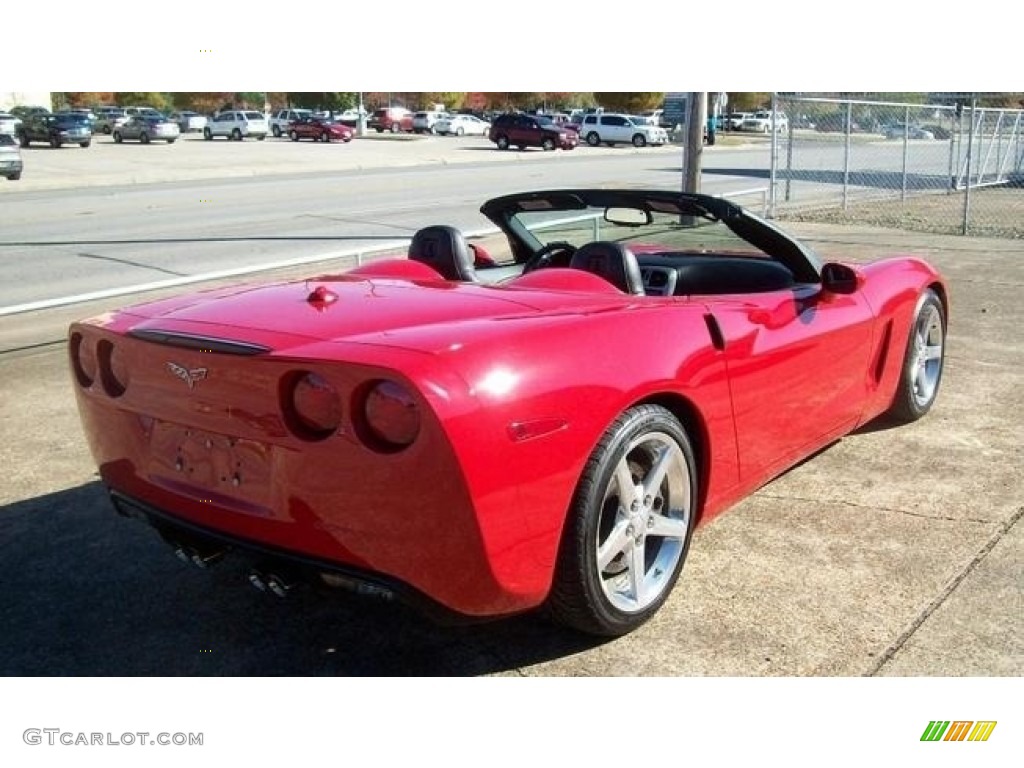 2005 Corvette Convertible - Precision Red / Ebony photo #15