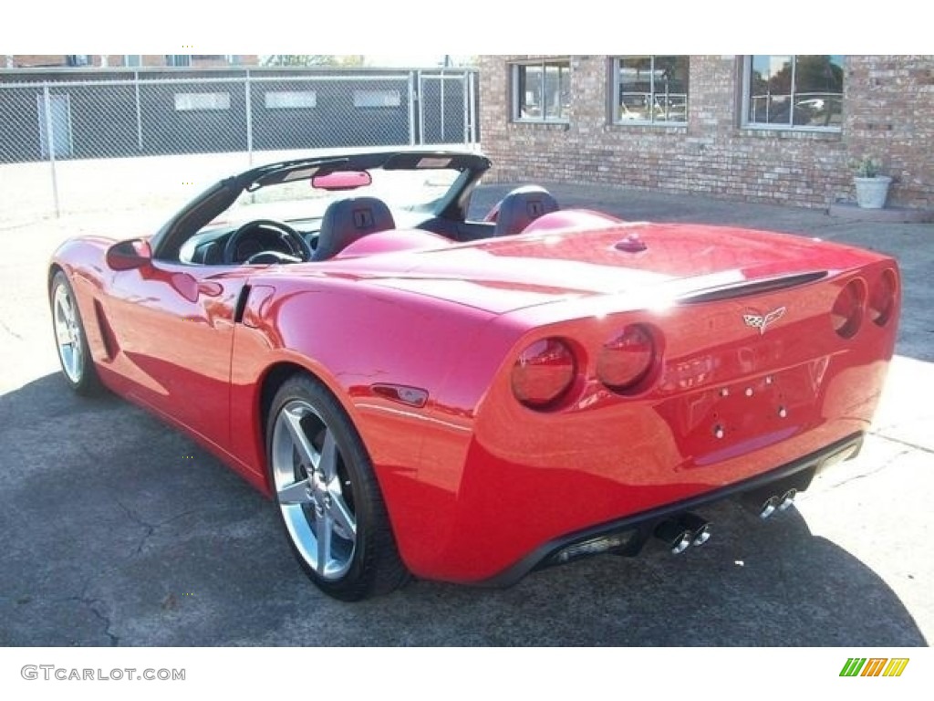 2005 Corvette Convertible - Precision Red / Ebony photo #17