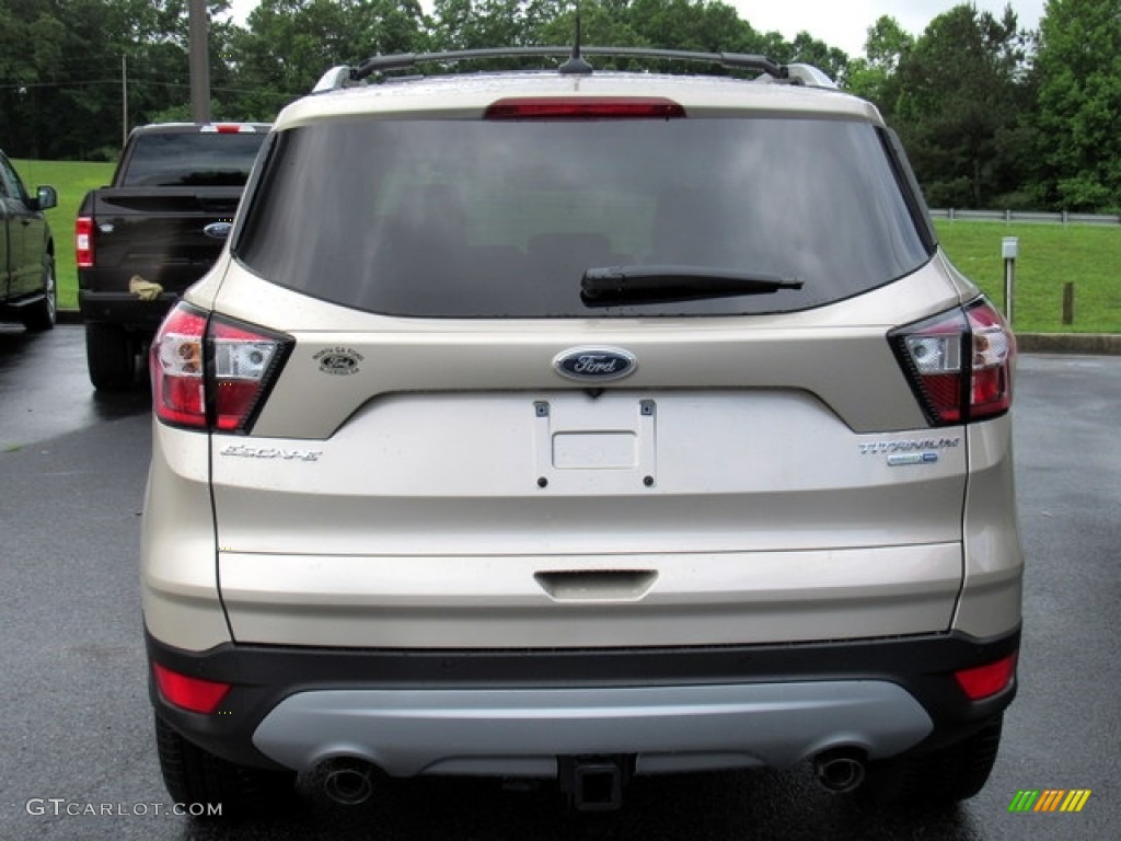 2018 Escape Titanium 4WD - White Gold / Charcoal Black photo #4