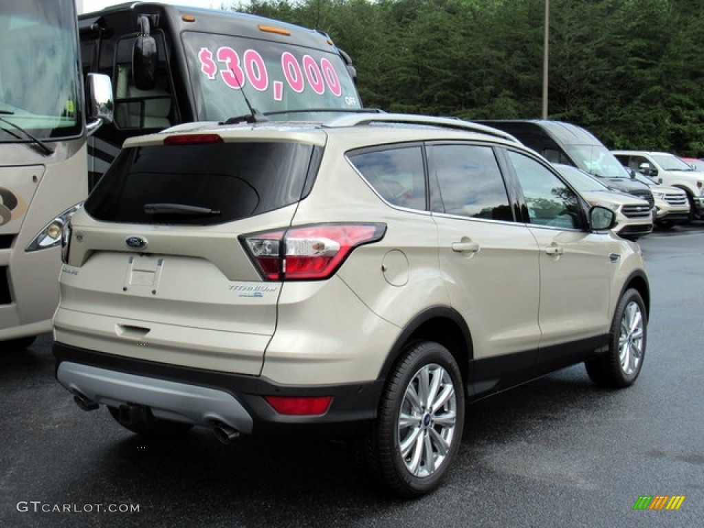 2018 Escape Titanium 4WD - White Gold / Charcoal Black photo #5