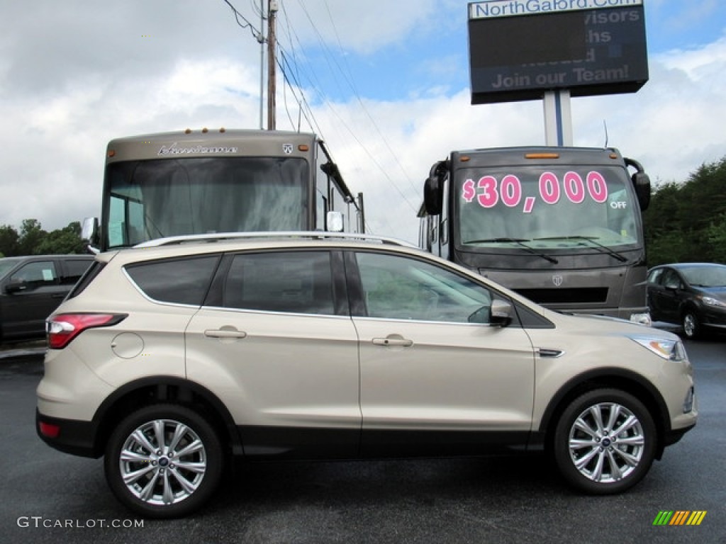 2018 Escape Titanium 4WD - White Gold / Charcoal Black photo #6