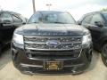2018 Shadow Black Ford Explorer XLT 4WD  photo #2