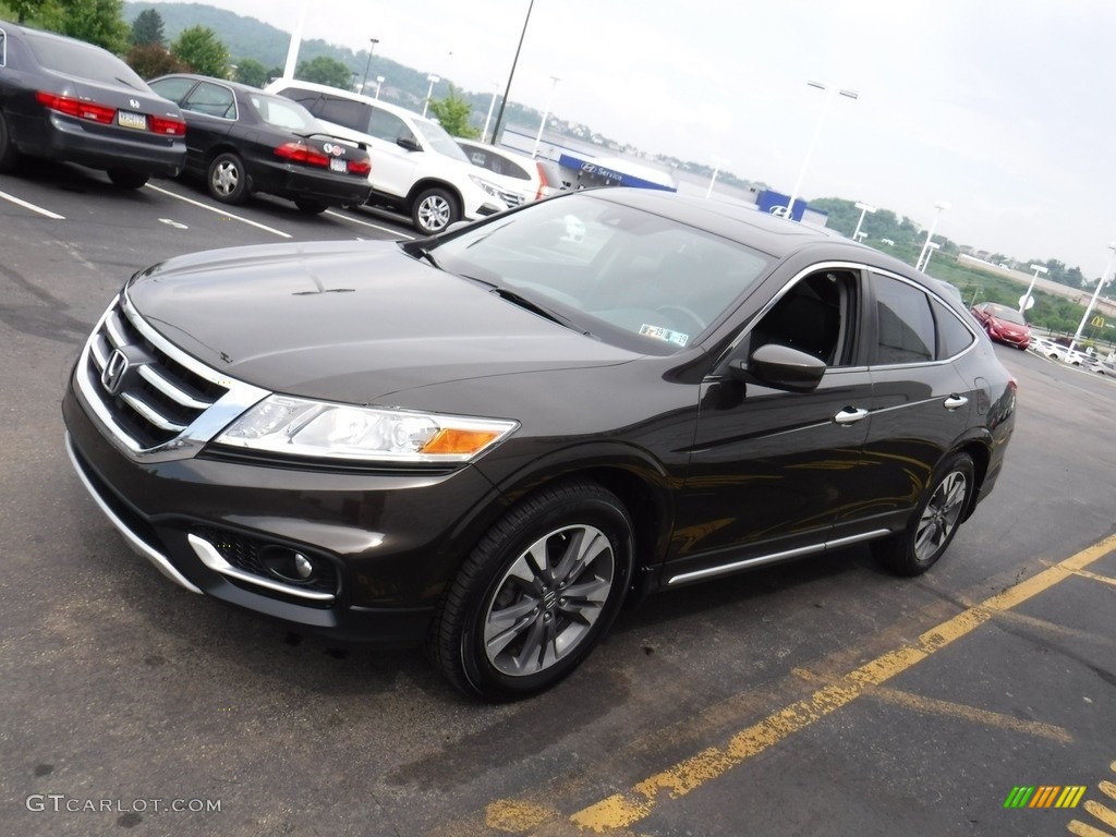 2013 Crosstour EX-L V-6 4WD - Kona Coffee Metallic / Black photo #6