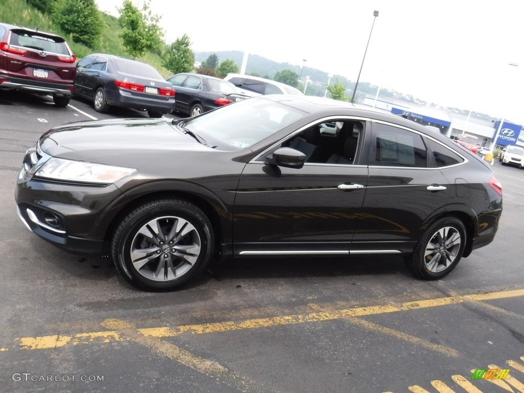 2013 Crosstour EX-L V-6 4WD - Kona Coffee Metallic / Black photo #7