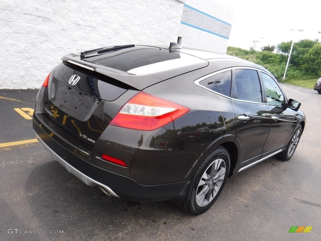2013 Crosstour EX-L V-6 4WD - Kona Coffee Metallic / Black photo #10