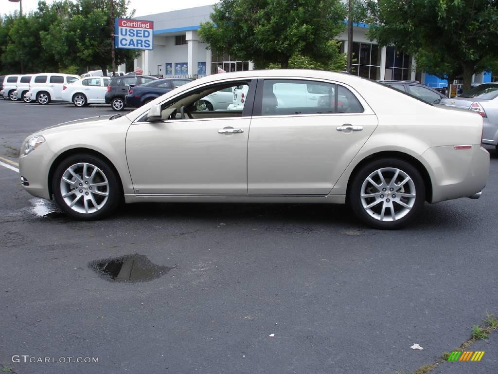 2009 Malibu LTZ Sedan - Gold Mist Metallic / Cocoa/Cashmere photo #5