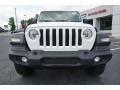 2018 Bright White Jeep Wrangler Unlimited Sport 4x4  photo #2