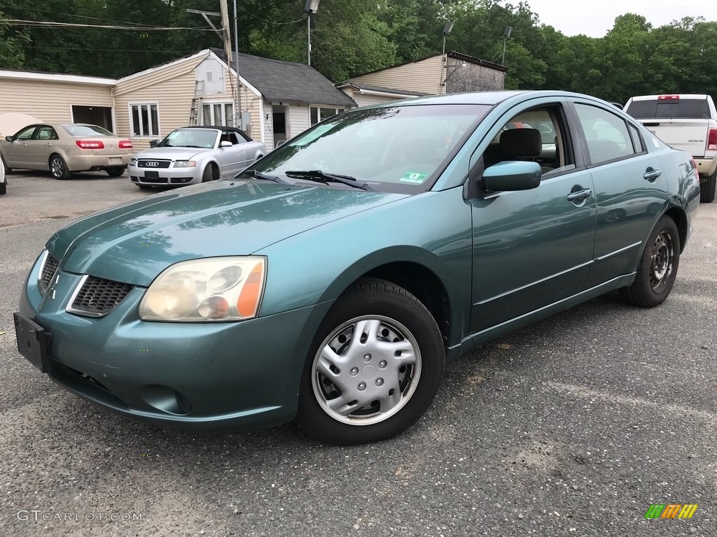 2004 Galant ES - Torched Steel Blue Pearl / Petrol Gray photo #1