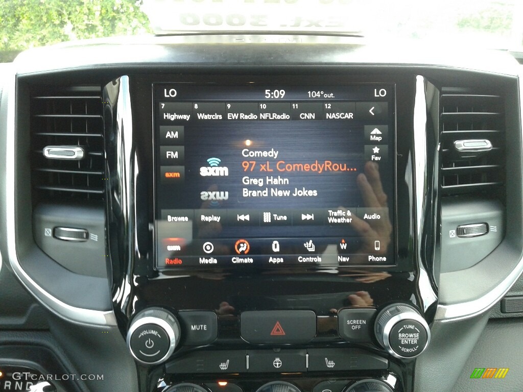 2019 1500 Big Horn Quad Cab - Black Forest Green Pearl / Black/Diesel Gray photo #15