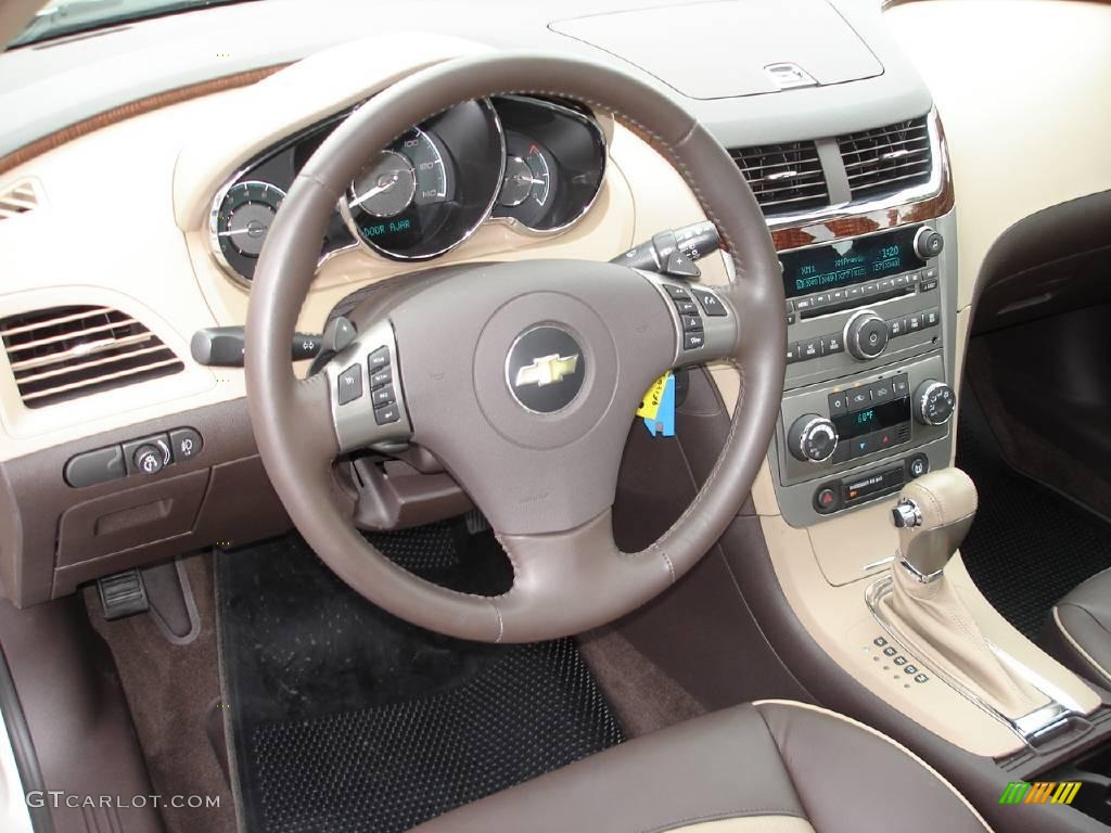 2009 Malibu LTZ Sedan - Gold Mist Metallic / Cocoa/Cashmere photo #9