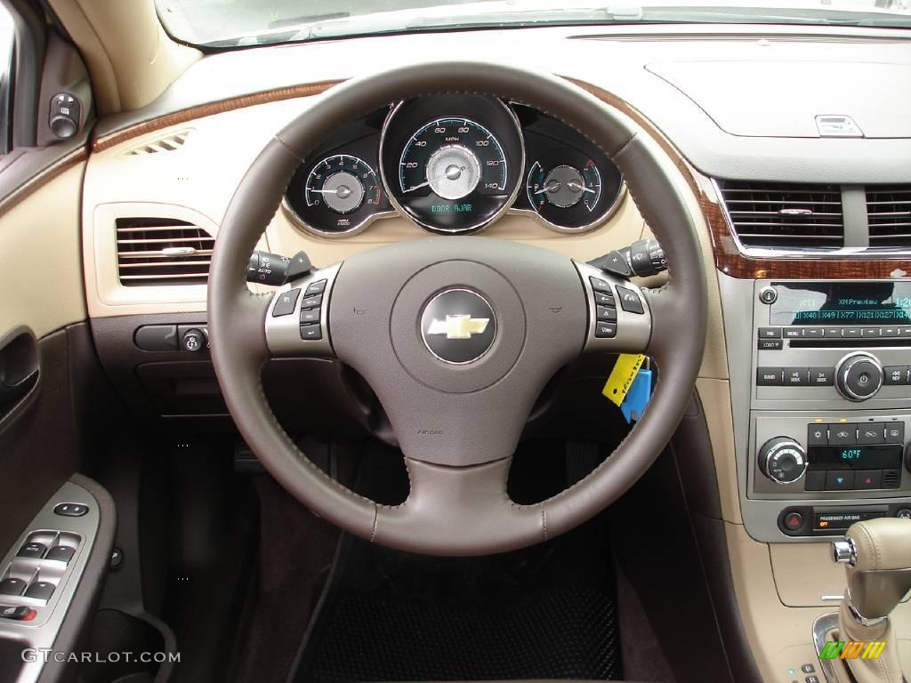 2009 Malibu LTZ Sedan - Gold Mist Metallic / Cocoa/Cashmere photo #11