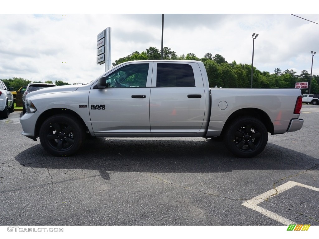 2018 1500 Express Crew Cab - Bright Silver Metallic / Black/Diesel Gray photo #4