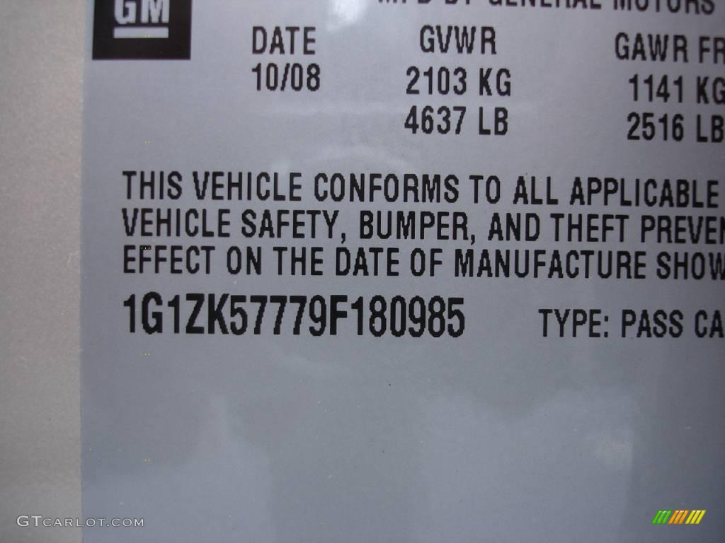 2009 Malibu LTZ Sedan - Gold Mist Metallic / Cocoa/Cashmere photo #15