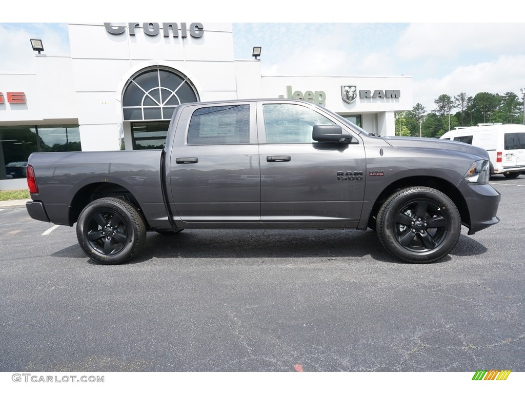 2018 1500 Express Crew Cab - Granite Crystal Metallic / Black/Diesel Gray photo #11