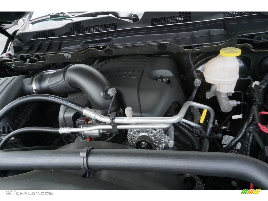 2018 1500 Express Crew Cab - Brilliant Black Crystal Pearl / Black/Diesel Gray photo #8