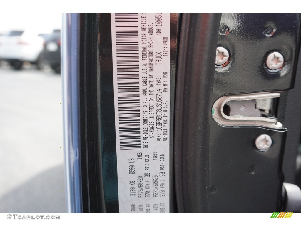 2018 1500 Express Crew Cab - Brilliant Black Crystal Pearl / Black/Diesel Gray photo #14