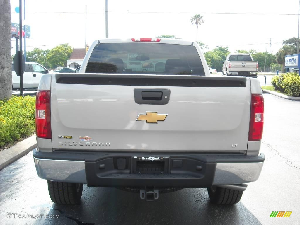 2009 Silverado 1500 LT Extended Cab - Silver Birch Metallic / Light Titanium photo #4