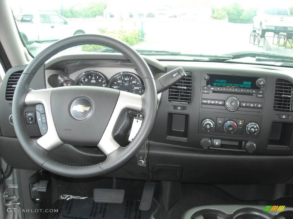 2009 Silverado 1500 LT Extended Cab - Silver Birch Metallic / Light Titanium photo #6