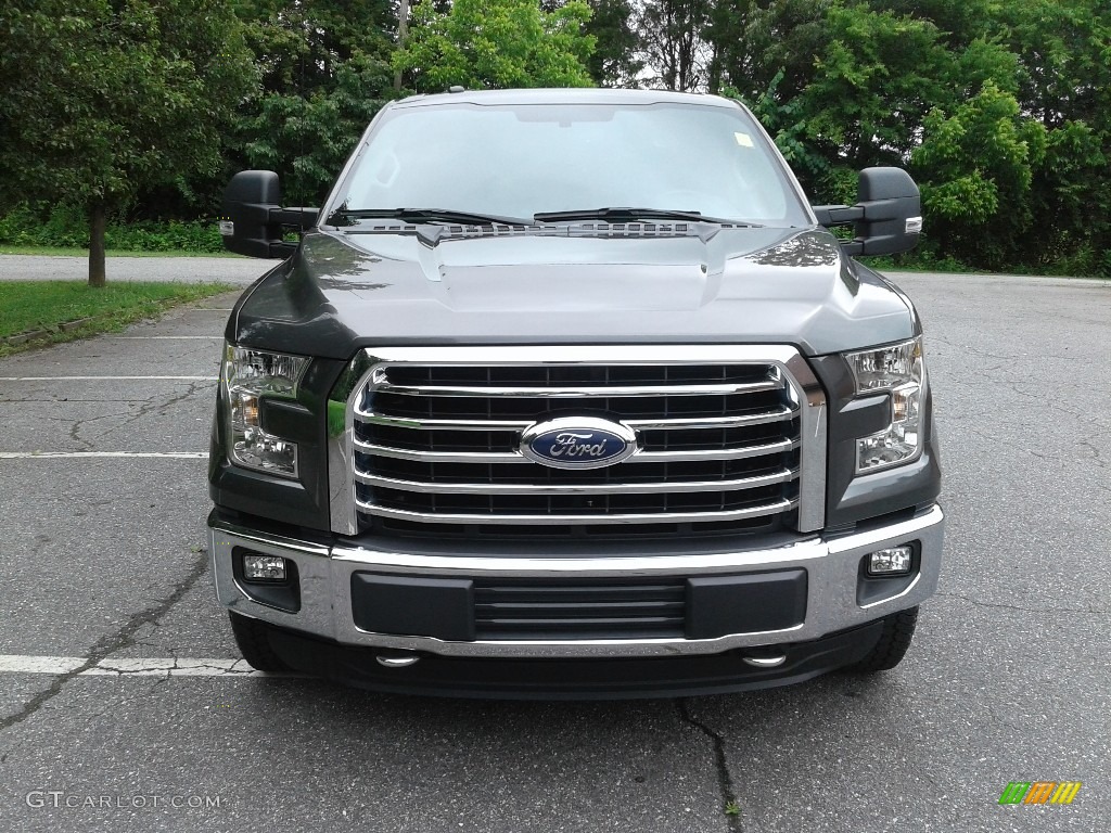 2016 F150 XLT SuperCab 4x4 - Lithium Gray / Medium Earth Gray photo #3