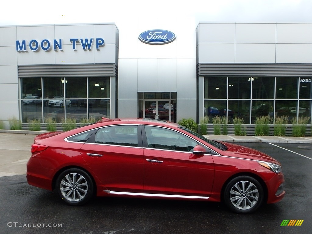 2016 Sonata Sport - Venetian Red / Gray photo #1