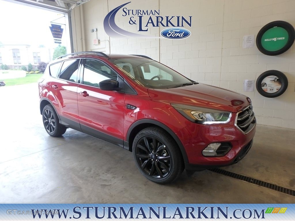 2018 Escape SEL 4WD - Ruby Red / Charcoal Black photo #1