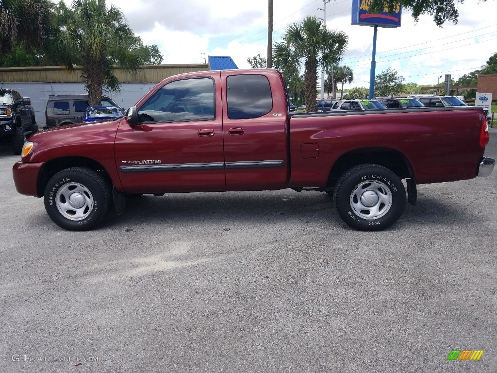 2006 Tundra SR5 Access Cab - Salsa Red Pearl / Dark Gray photo #6