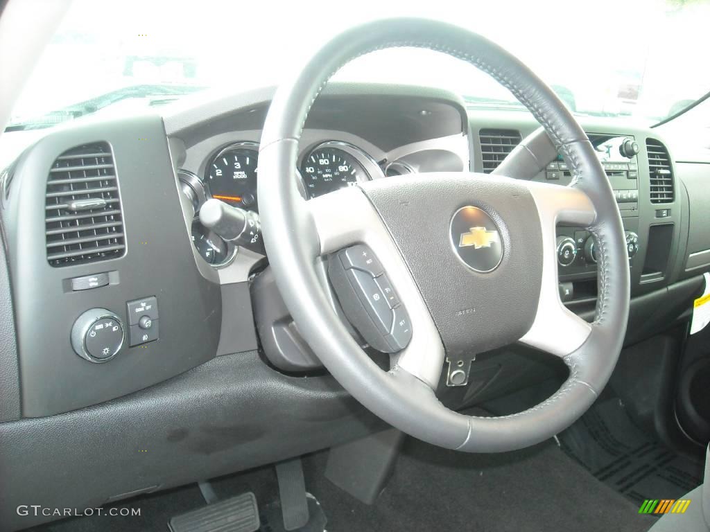 2009 Silverado 1500 LT Extended Cab - Silver Birch Metallic / Light Titanium photo #16