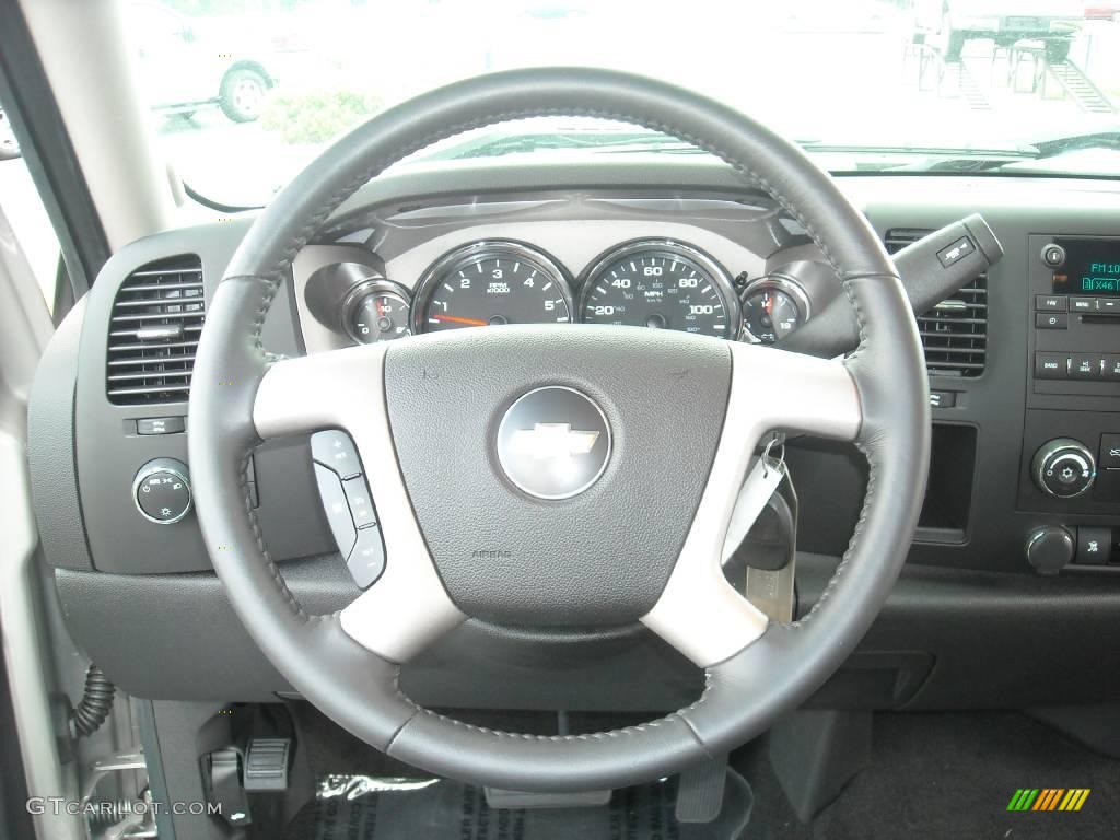 2009 Silverado 1500 LT Extended Cab - Silver Birch Metallic / Light Titanium photo #25