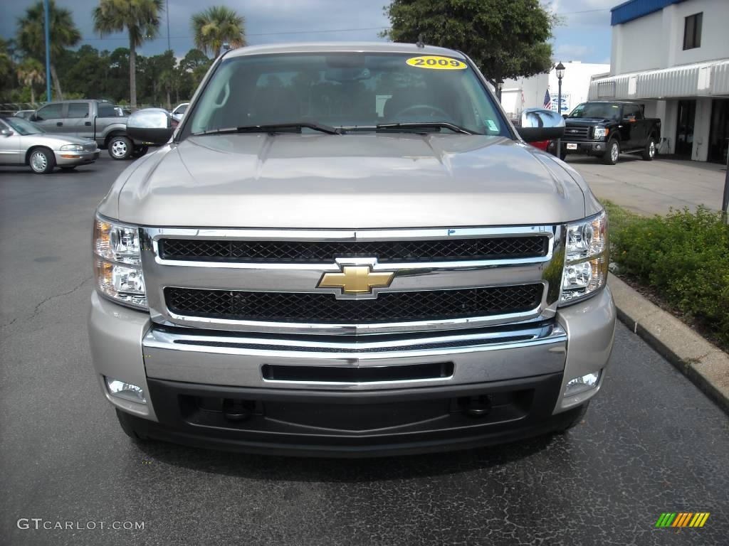 2009 Silverado 1500 LT Extended Cab - Silver Birch Metallic / Light Titanium photo #34