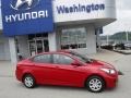 Boston Red - Accent GLS 4 Door Photo No. 2