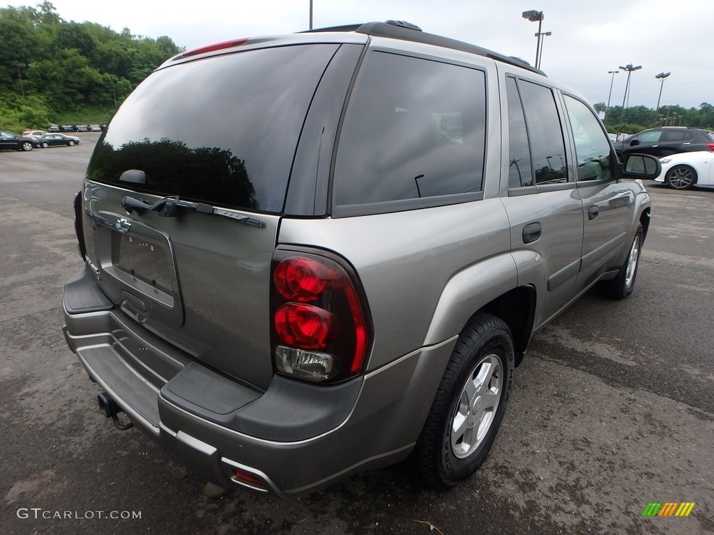 2005 TrailBlazer LS 4x4 - Graystone Metallic / Light Gray photo #4