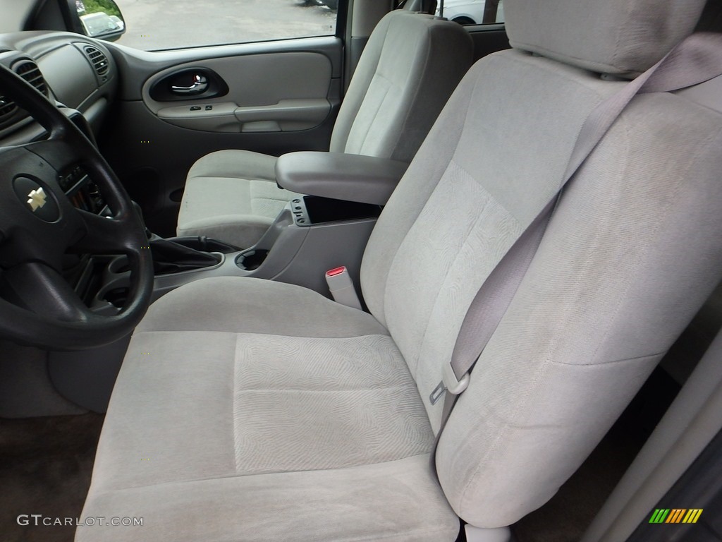 2005 TrailBlazer LS 4x4 - Graystone Metallic / Light Gray photo #8