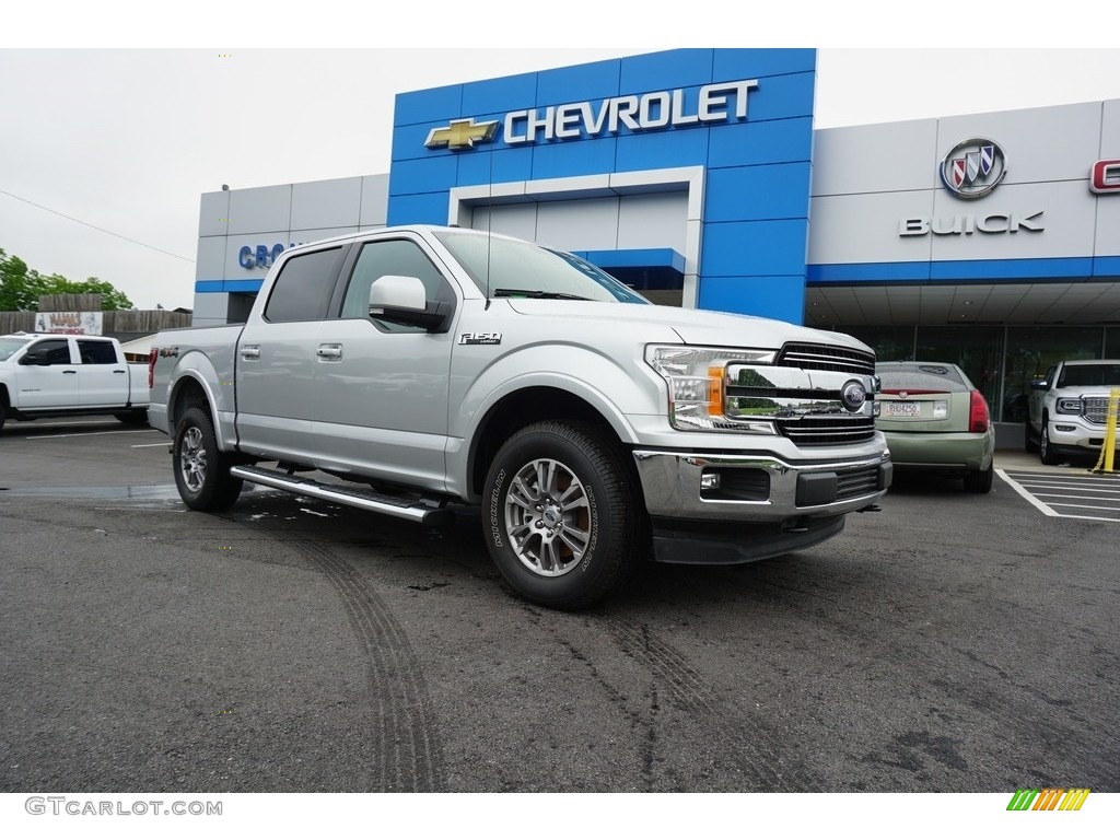 2018 F150 Lariat SuperCrew 4x4 - Ingot Silver / Earth Gray photo #1