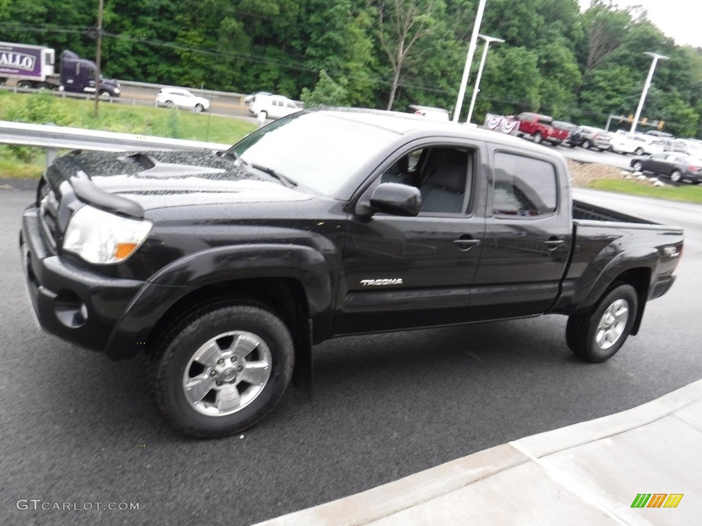 2007 Tacoma V6 TRD Sport Double Cab 4x4 - Black Sand Pearl / Graphite Gray photo #7