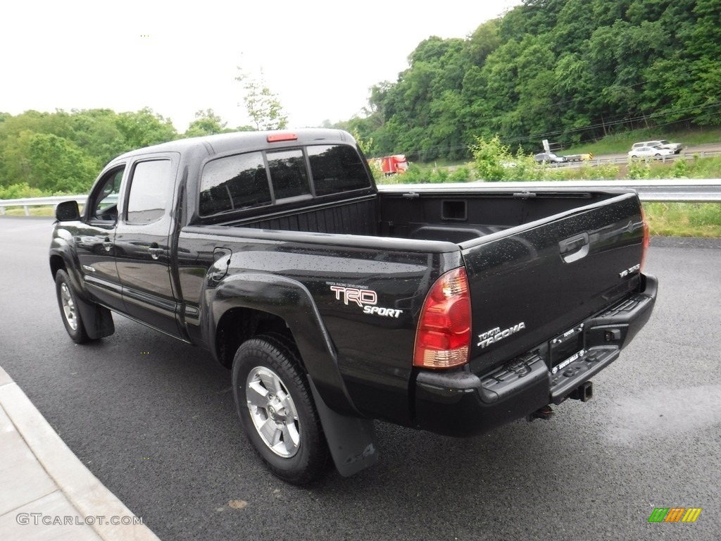 2007 Tacoma V6 TRD Sport Double Cab 4x4 - Black Sand Pearl / Graphite Gray photo #8