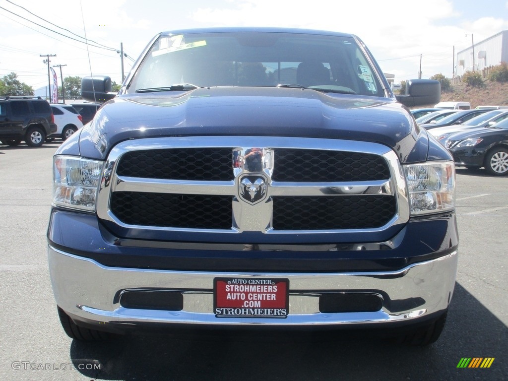 2017 1500 Big Horn Quad Cab 4x4 - True Blue Pearl / Black/Diesel Gray photo #2