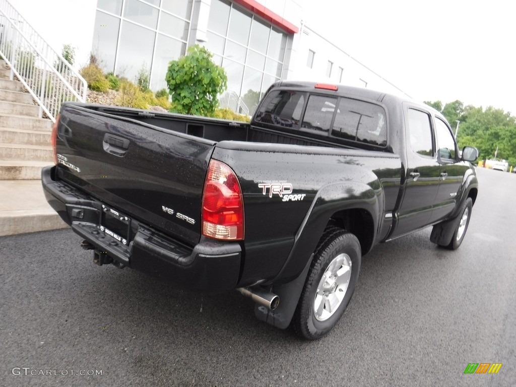 2007 Tacoma V6 TRD Sport Double Cab 4x4 - Black Sand Pearl / Graphite Gray photo #10