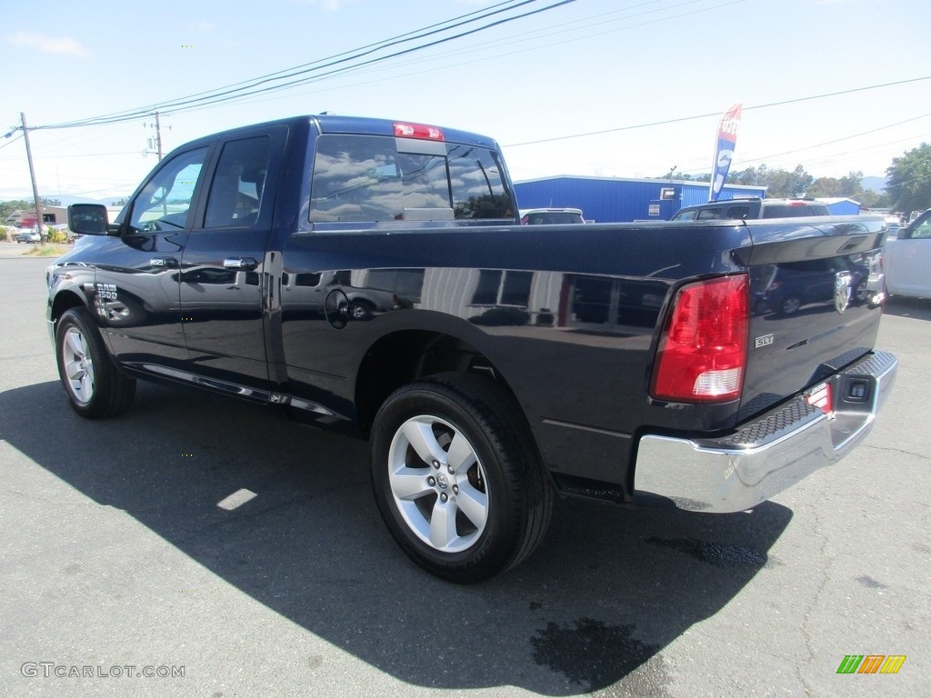 2017 1500 Big Horn Quad Cab 4x4 - True Blue Pearl / Black/Diesel Gray photo #5