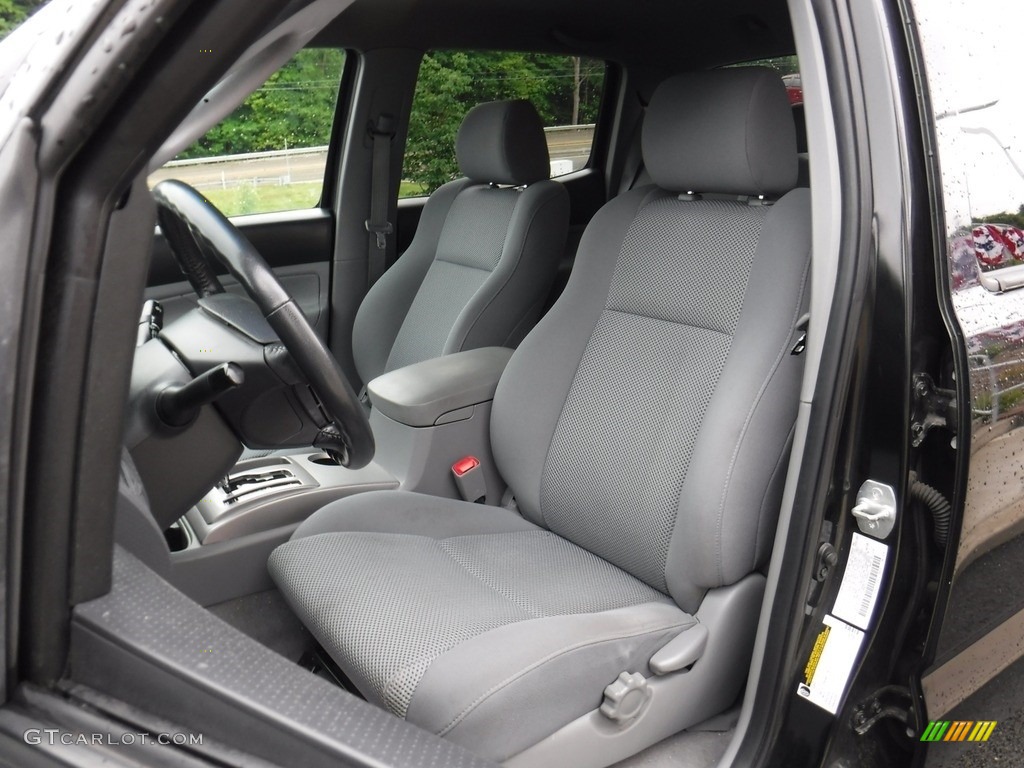 2007 Tacoma V6 TRD Sport Double Cab 4x4 - Black Sand Pearl / Graphite Gray photo #16